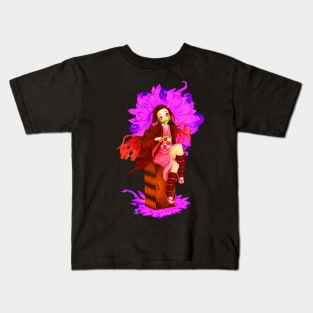 Beautiful Nezuko Kids T-Shirt